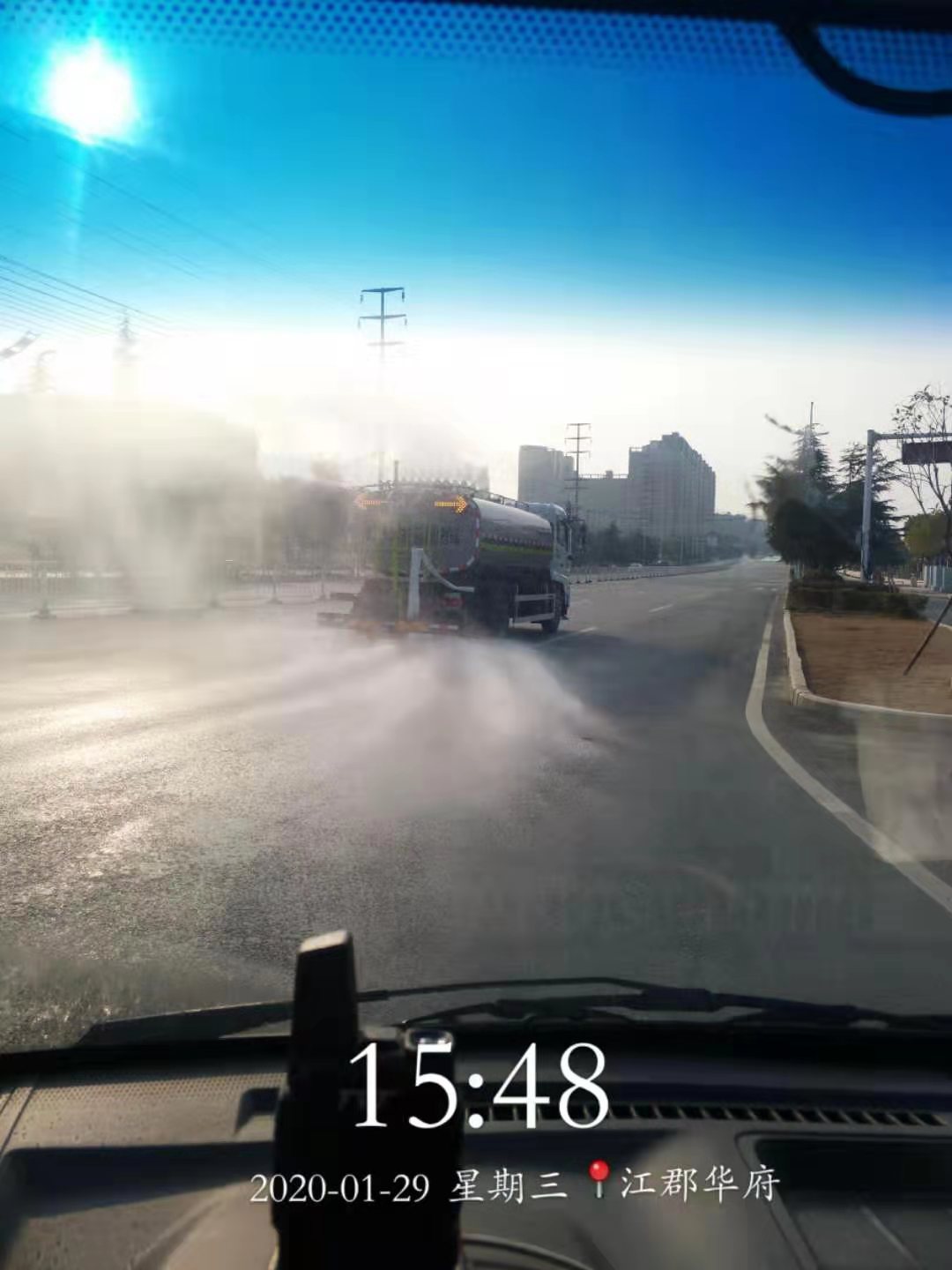 抗疫一线丨AG庄闲游戏环境15台清洁消毒车开始作业